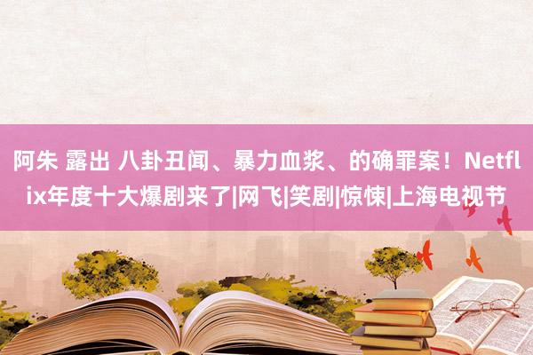 阿朱 露出 八卦丑闻、暴力血浆、的确罪案！Netflix年度十大爆剧来了|网飞|笑剧|惊悚|上海电视节